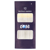 Naalden met punt 40 mm | Cose | 16 stuks | nr 6 Hand Naalden COSE - 102119.004